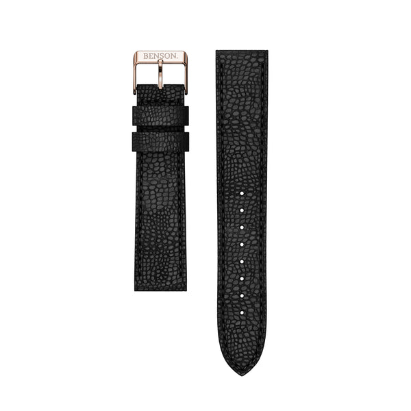 Black Leather Strap | Benson Watch